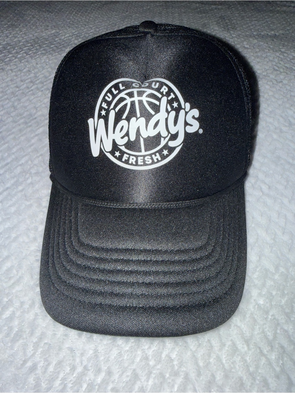 Black Logo Baseball Cap - Men's Adjustable Hat